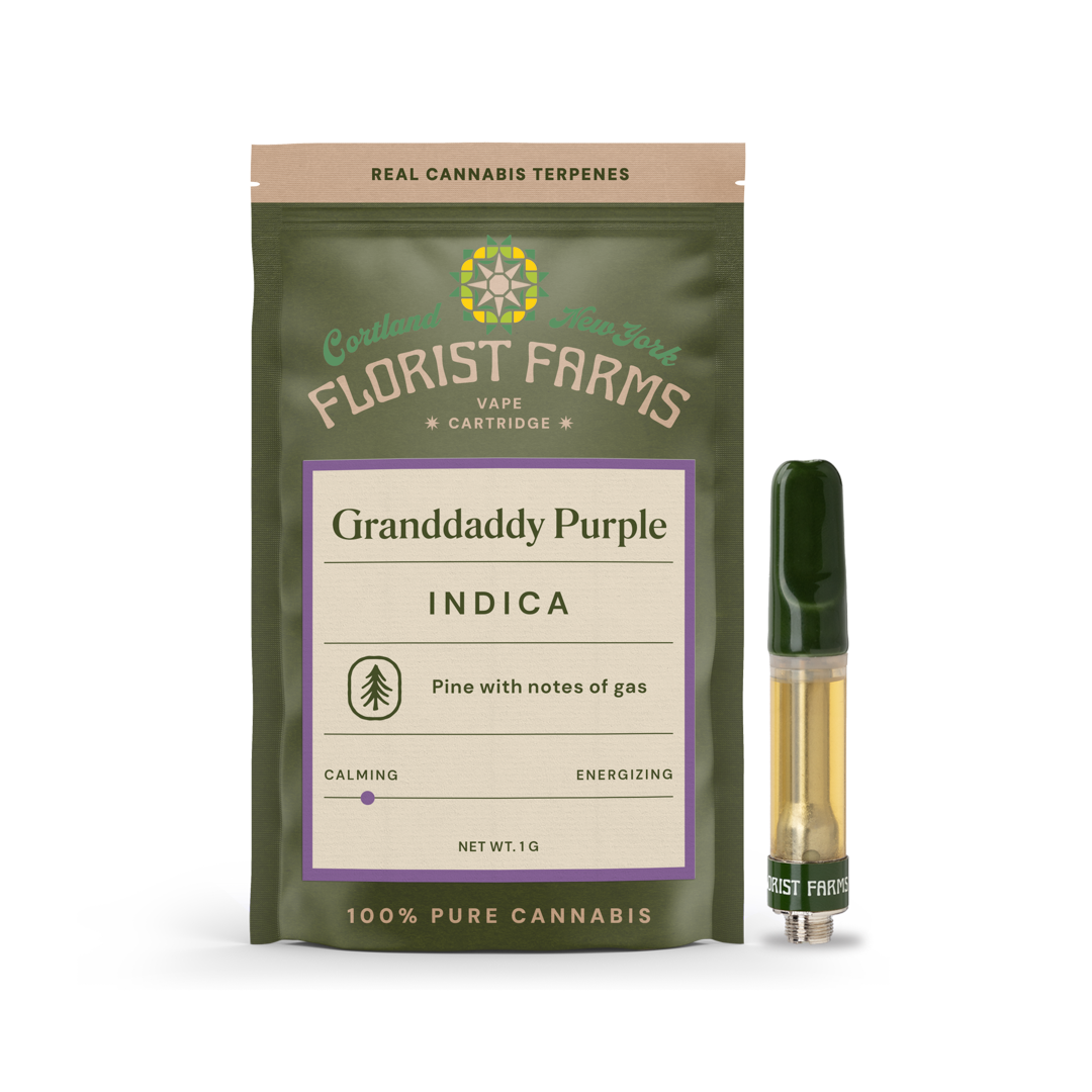 Florist Farms | Grand Daddy Purp | Vape Cartridge | 1g