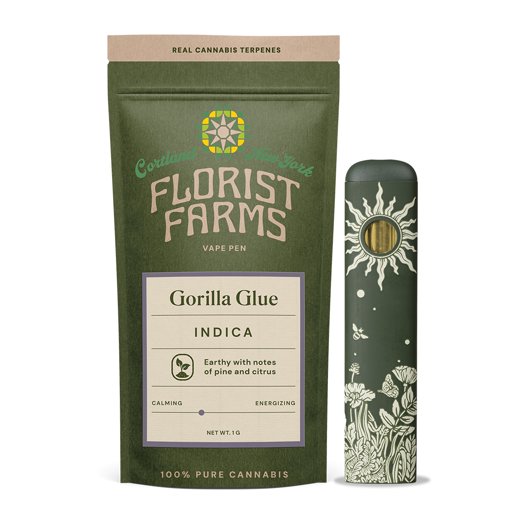 Florist Farms | Gorilla Glue | Rechargeable Vape | 1g OVL