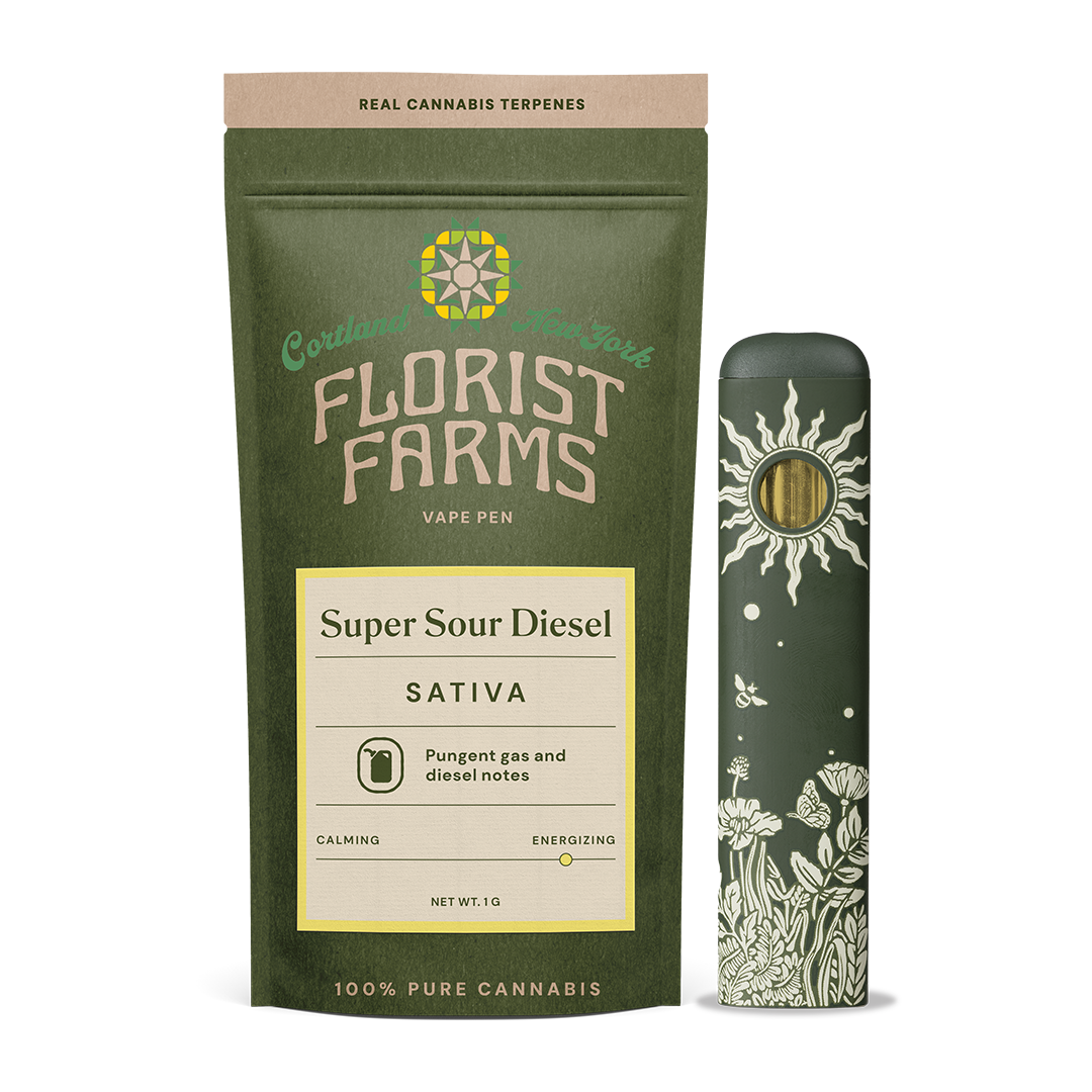 Florist Farms | Super Sour Diesel | Rechargeable | 1g OVL
