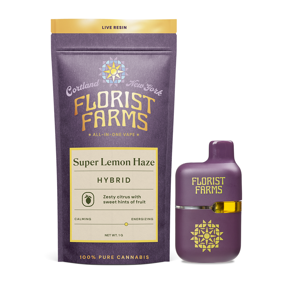 Florist Farms | 1g Live Resin Tank | Super Lemon Haze