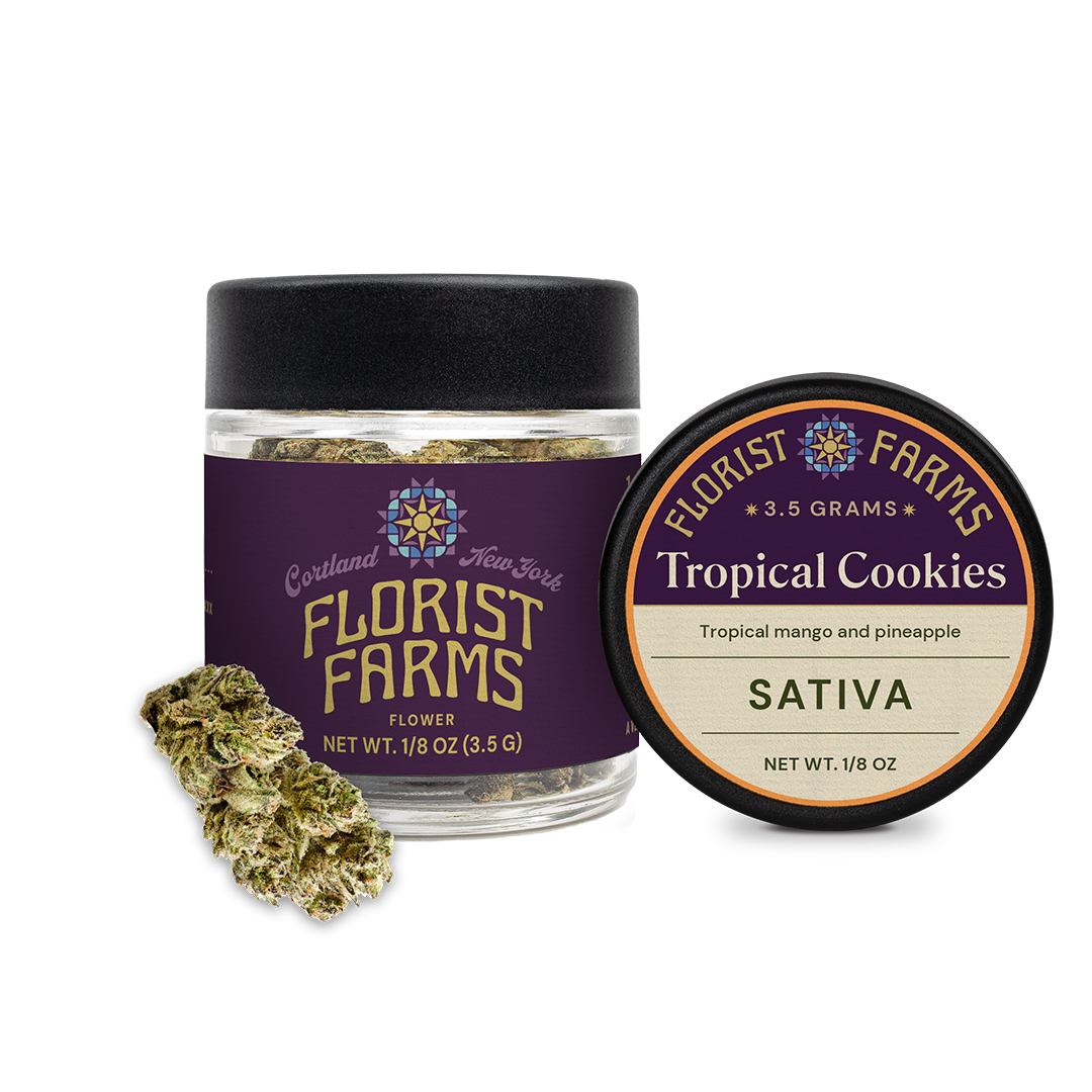 Florist Farms | Flower Jar, 3.5g | Tropical Cookies