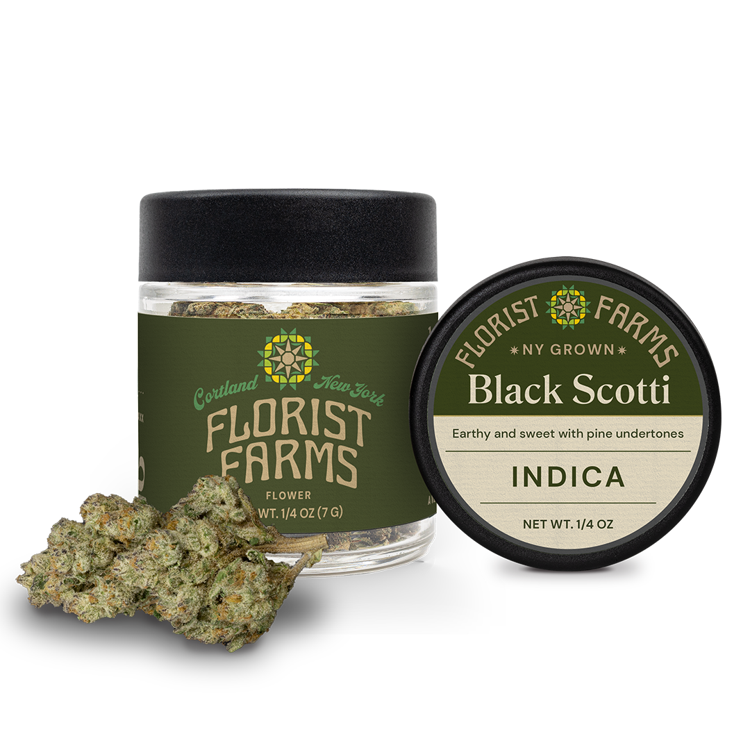 Florist Farms | Flower Jar, 7.0g | Black Scotti