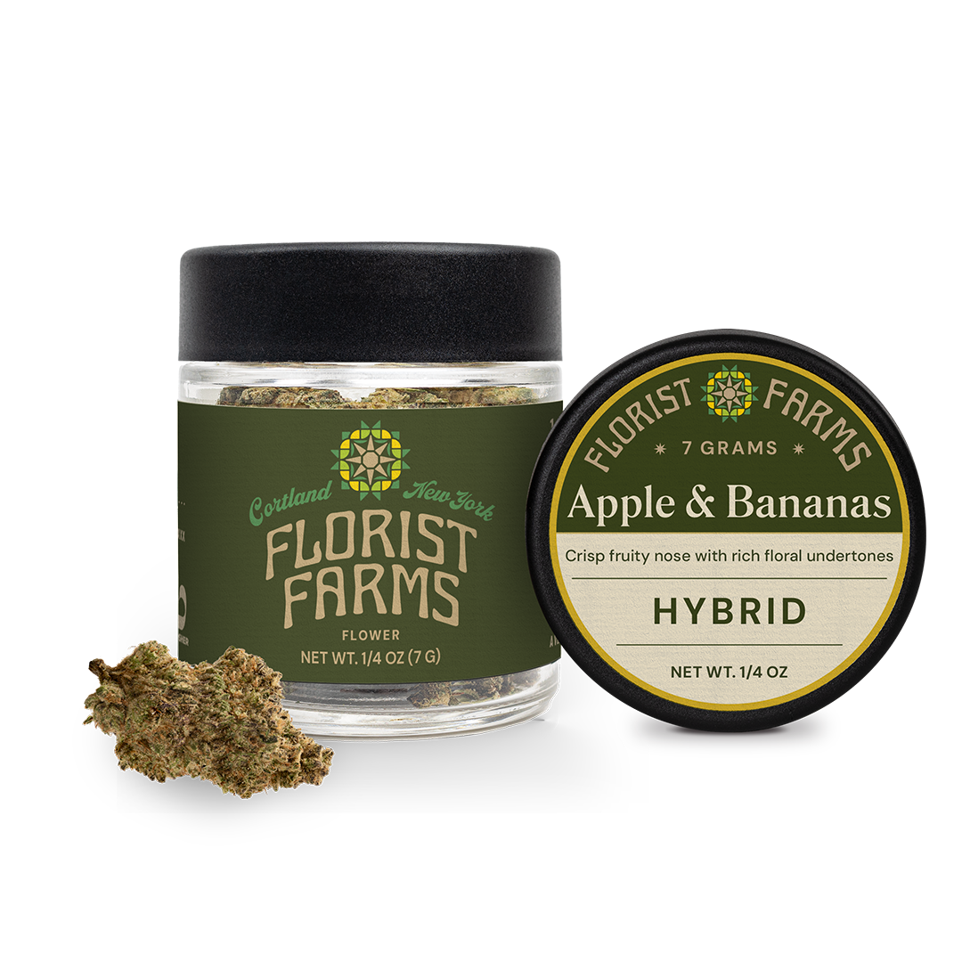 Florist Farms | Flower Jar, 7g | Apples and Bananas