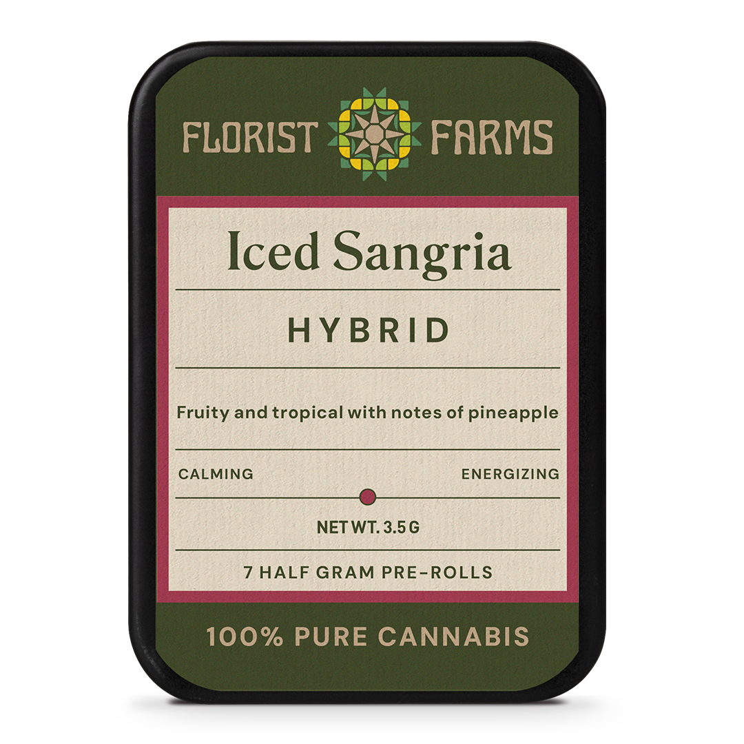 Florist Farms | Iced Sangria | 1/2 Gram Joints | 7pk