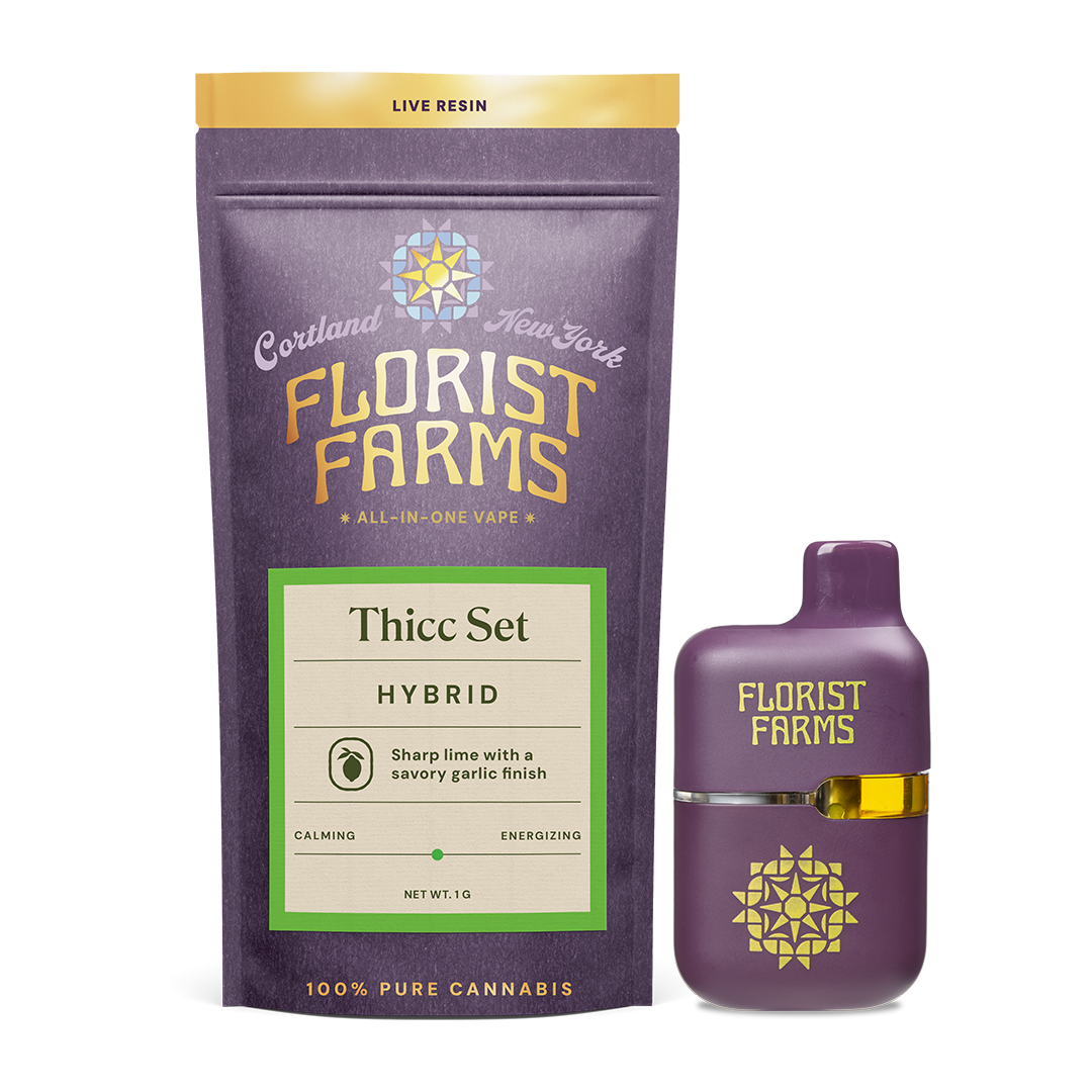 Florist Farms | 1g Live Resin Tank | Thicc Set