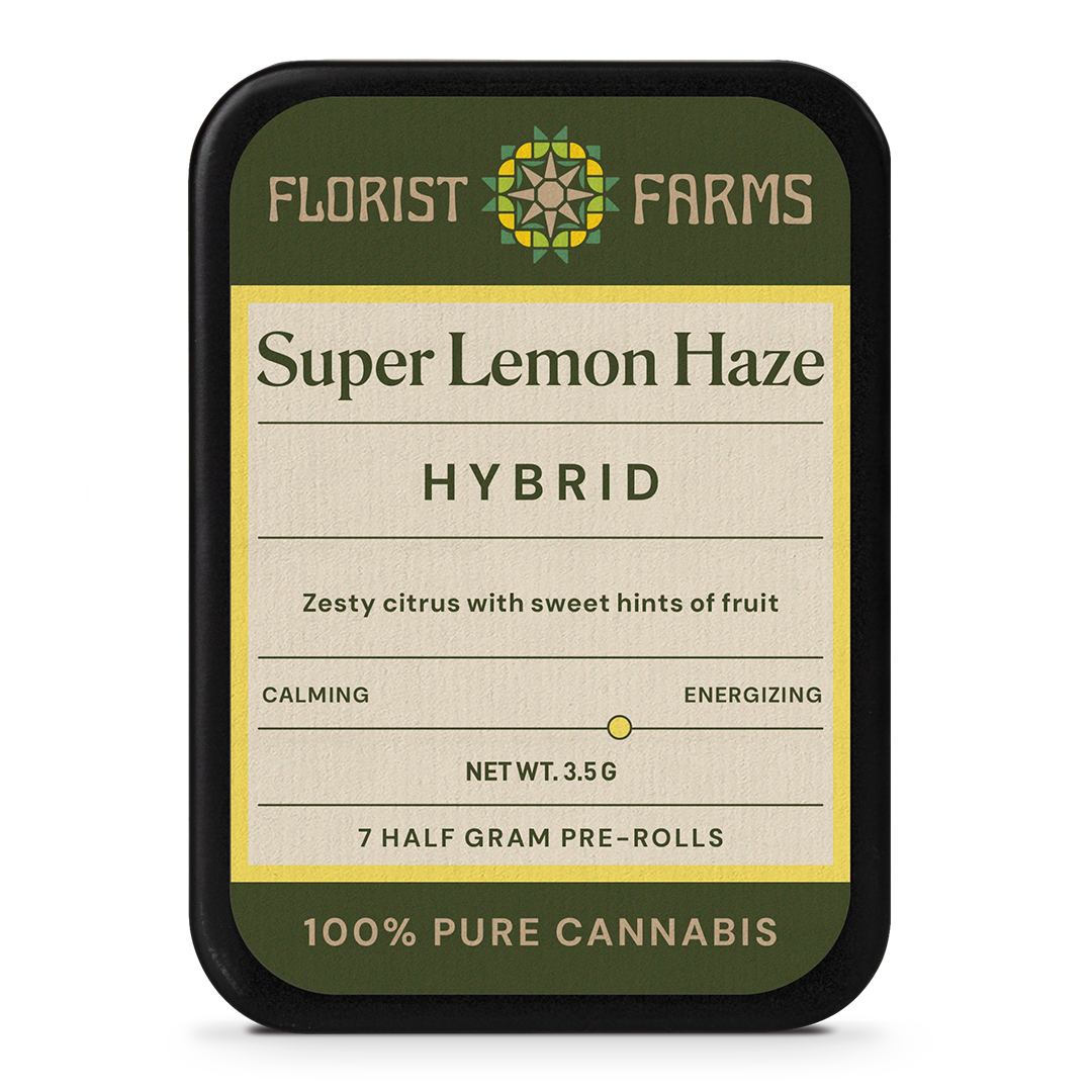 Florist Farms | Super Lemon Haze | 1/2 Gram Joints | 7pk