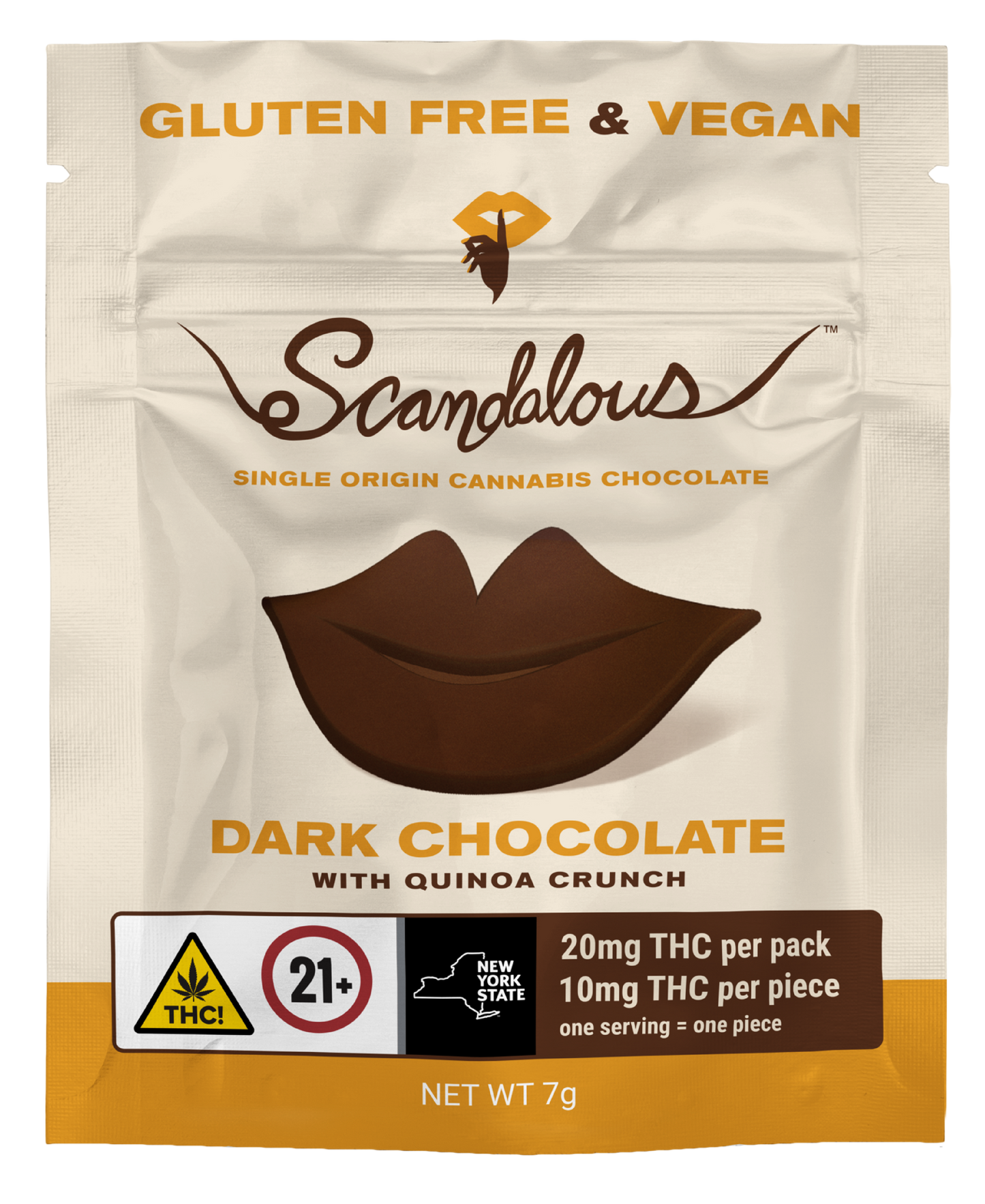 Scandalous | Dark Chocolate Quinoa, 7g Lips