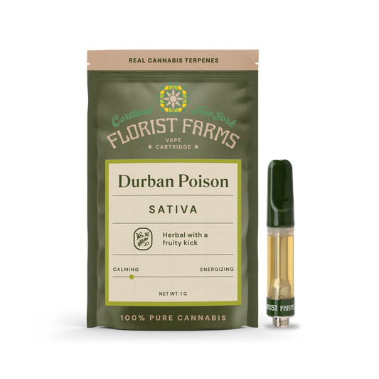Florist Farms | Durban Poison | Vape Cartridge | 1g