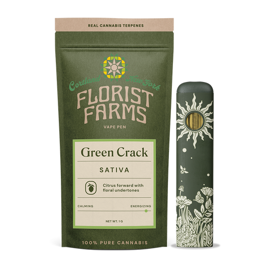 Florist Farms | Green Crack | Rechargeable | 1g OVL