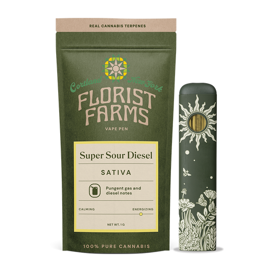 Florist Farms | Super Sour Diesel | Rechargeable | 1g OVL