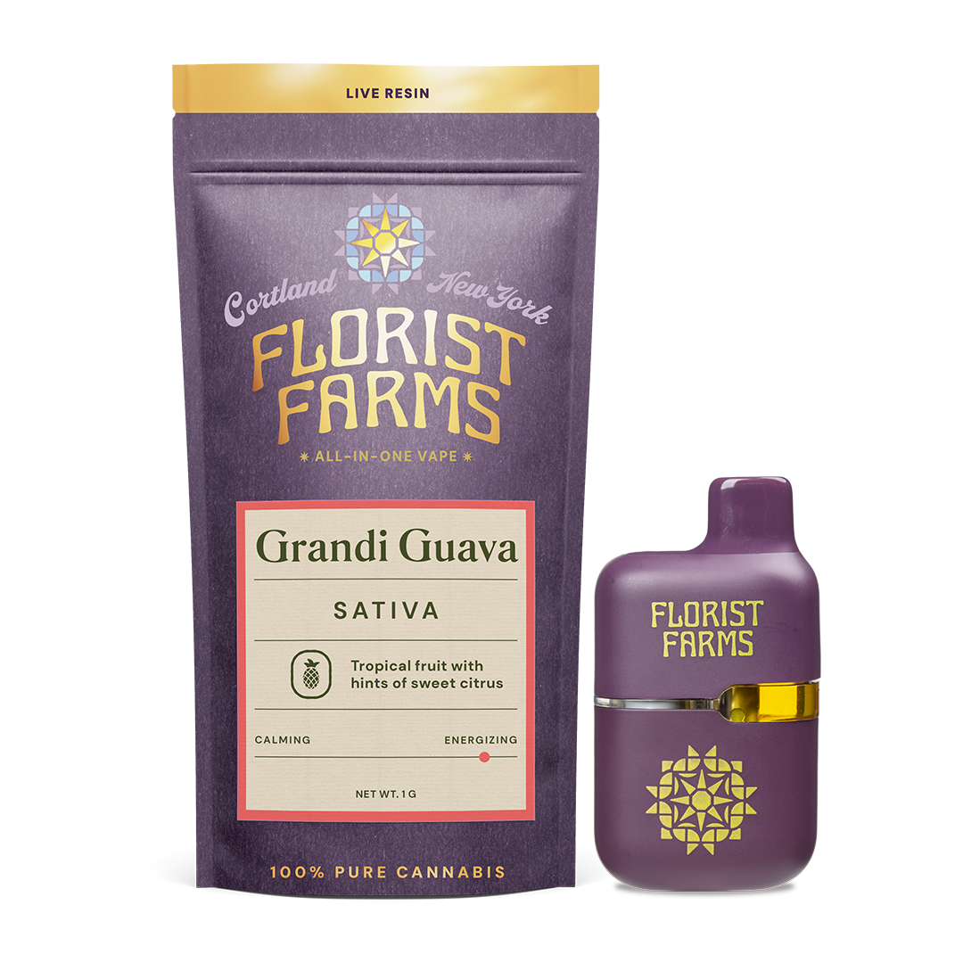 Florist Farms | 1g Live Resin Tank | Grandi Guava