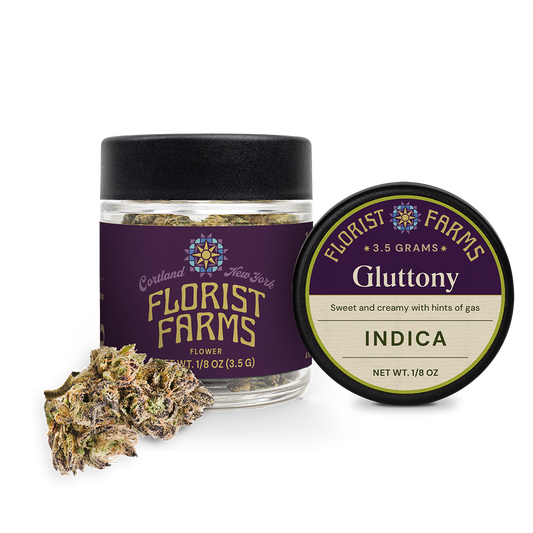 Florist Farms | Flower Jar, 3.5g | Gluttony