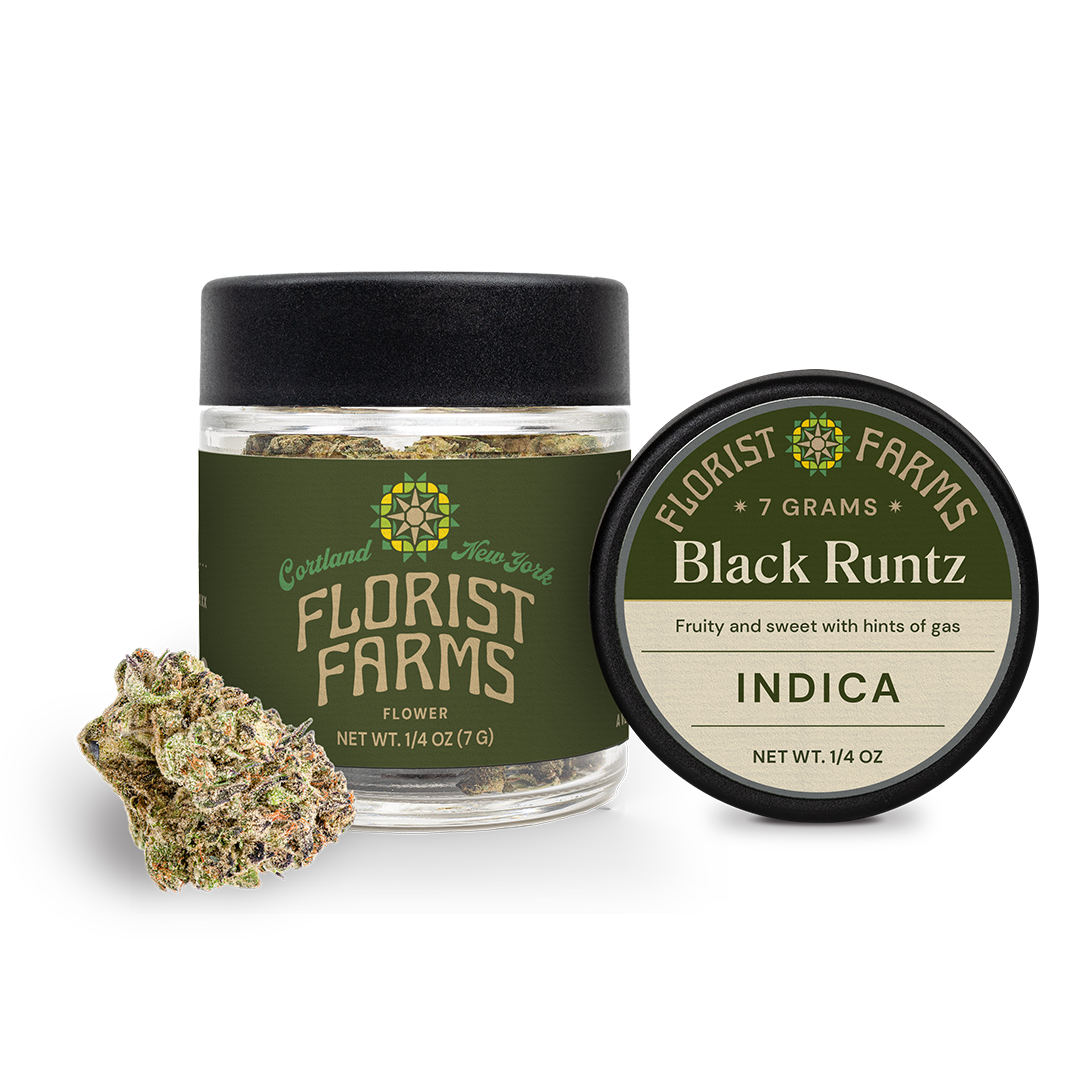 Florist Farms | Flower Jar, 7.0g | Black Runtz
