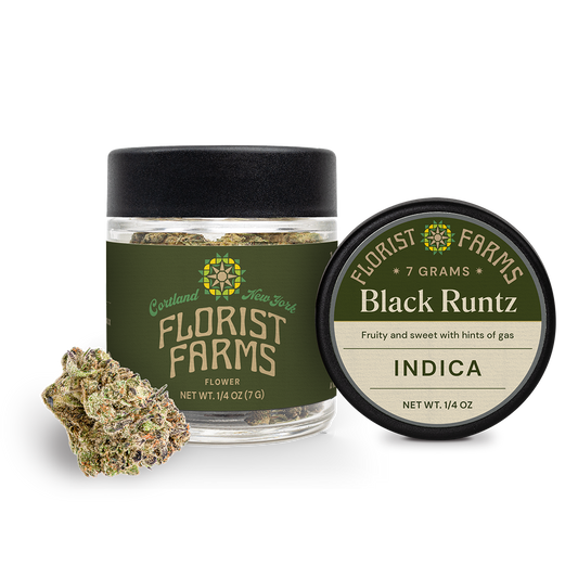 Florist Farms | Flower Jar, 7.0g | Black Runtz