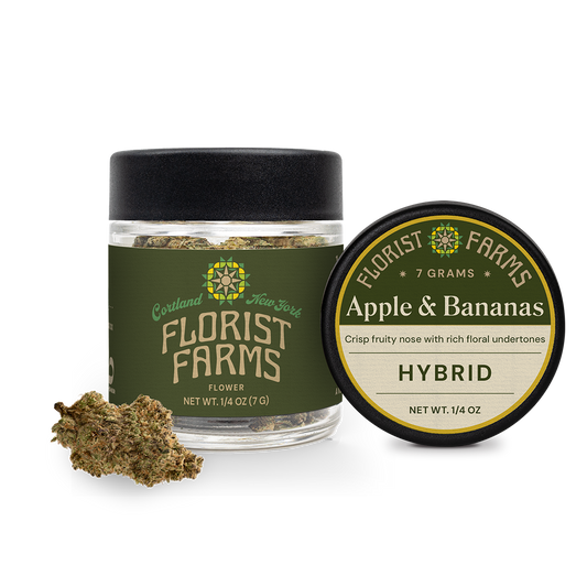 Florist Farms | Flower Jar, 7g | Apples and Bananas