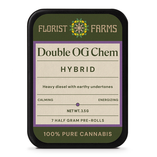 Florist Farms | Double OG Chem | 1/2 Gram Joints | 7pk