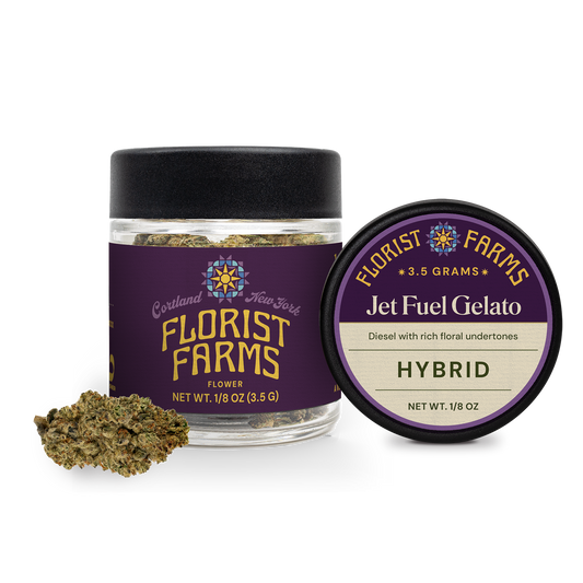 Florist Farms | Flower Jar, 3.5g | Jet Fuel Gelato