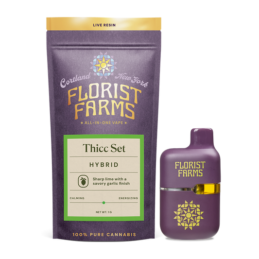 Florist Farms | 1g Live Resin Tank | Thicc Set