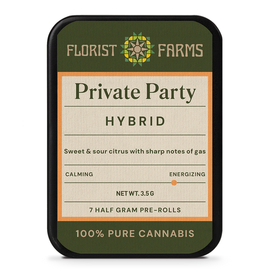 Florist Farms | Private Party | 1/2 Gram Joints | 7pk
