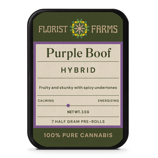 Florist Farms | Purple Boof | 1/2 Gram Joints | 7pk