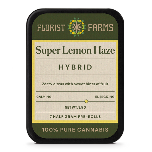 Florist Farms | Super Lemon Haze | 1/2 Gram Joints | 7pk