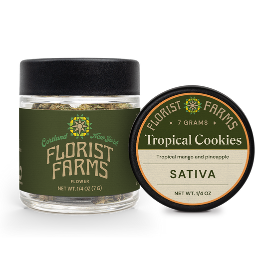 Florist Farms | Flower Jar, 7g | Tropical Cookies