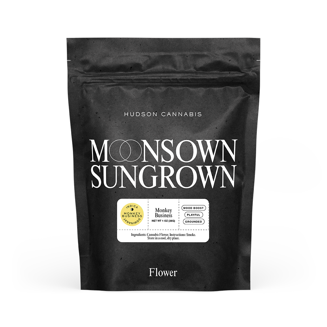 Hudson Cannabis | Flower Pouch, 1 Oz. | Monkey Business