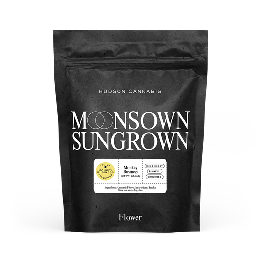 Hudson Cannabis | Flower Pouch, 1 Oz. | Monkey Business
