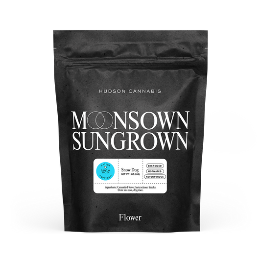 Hudson Cannabis | Flower Pouch, 1 Oz. | Snow Dog