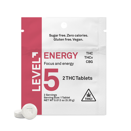 LEVEL 5 Energy protab, THC Tablets 2ct.