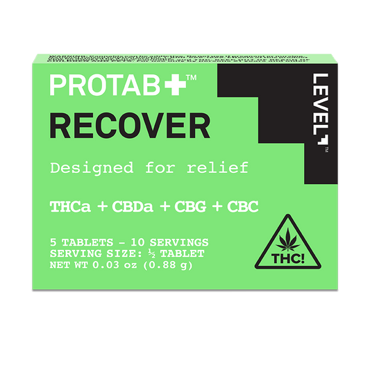 LEVEL Recover Protab, Relief THC:THCa:CBDa:CBG:CBC Tablets - 5ct.