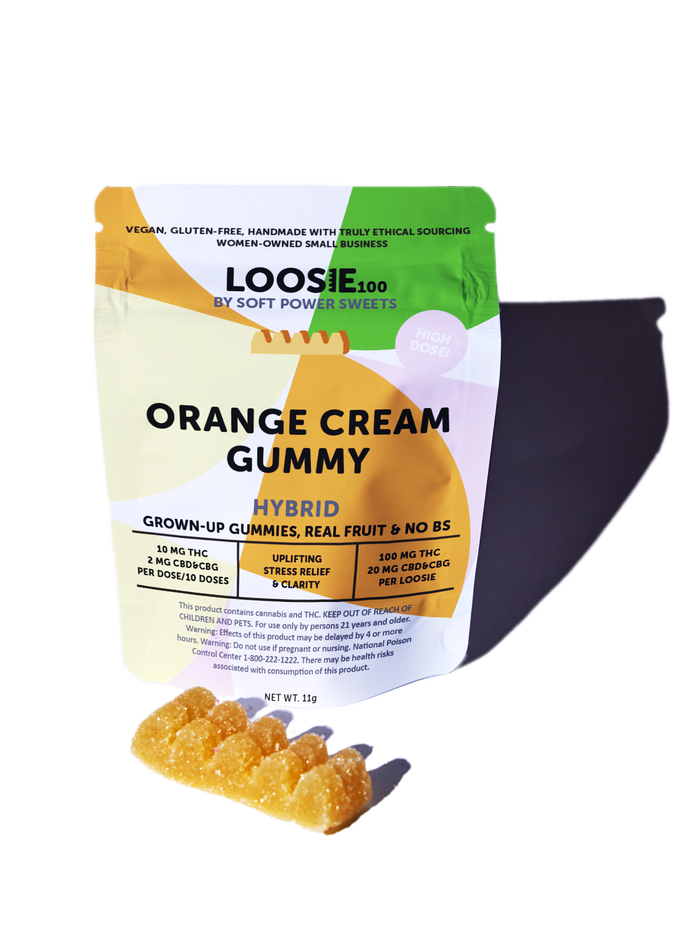 SPSweets | Loosie | Gummy | 100mg | Orange Cream