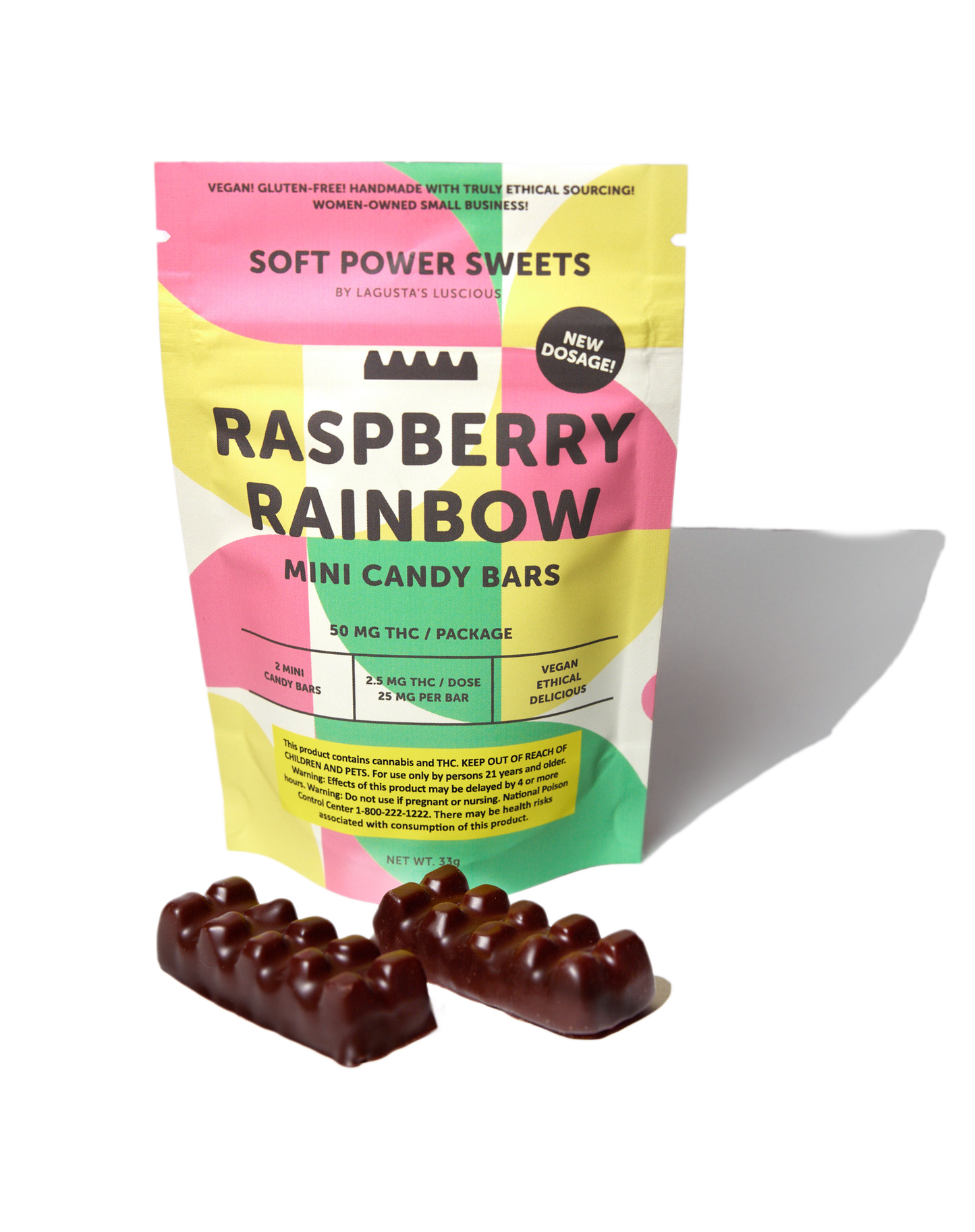 SPSweets | Loosie | Candy Bar |  2pk | 50mg | Raspberry Rainbow